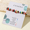 Coral Stone & Pine & Natural Red Aventurine & Amethyst & Butter Jade & Malachite & Dyed Red Wood Lace Stone Chip Beads Stretch Bracelets for Women WA7603-3