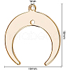 Brass Pendants KK-BC0005-16G-3