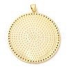 Brass with Cubic Zirconia Pendants KK-K332-16B-G-3