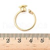 Brass Rotating Cuff Rings for Women RJEW-C132-02G-2
