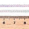 Transparent Gradient Color Glass Beads Strands GLAA-G101-2mm-18-4