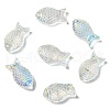 50Pcs Handmade Lampwork Fish Beads LAMP-CJ0001-60-3
