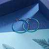 304 Stainless Steel Big Hoop Earrings EJEW-F105-06M-3