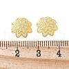 Brass Fancy Bead Caps X-KK-EC1166-G-2