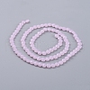 Imitation Jade Glass Beads Strands EGLA-J149-C-6mm-NC01-2