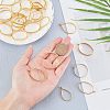 Olycraft 30Pcs 6 Styles Alloy Open Back Bezel Pendants FIND-OC0001-13-3