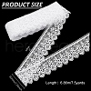 BENECREAT 7.5 Yards Polyester Lace Trim OCOR-BC0006-51-2