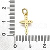 Brass Micro Pave Cubic Zirconia Pendants KK-Z100-41G-03-3