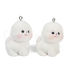 Flocky Resin Pendants FIND-A052-06D-1