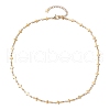 304 Stainless Steel Cross Link Chain Necklaces for Women NJEW-JN05118-01-4