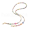 Glass Seed Beads Eyeglasses Chains AJEW-EH00383-4