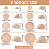 BENECREAT 8Pcs 8 Styles Wood Cabochons WOOD-BC0001-23-2