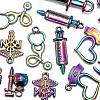 14Pcs 7 Style Alloy Pendants FIND-LS0001-26MC-5