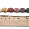 Dyed Natural Lava Rock Beads Strands G-A264-A02-01A-4