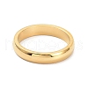 4mm Polished Plain Dome Finger Ring for Girl Women RJEW-C012-06E-G-1