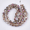 Electroplate Glass Beads Strands EGLA-S179-03B-D01-2