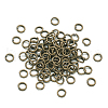 Kissitty Open Jump Rings Brass Jump Rings KK-KS0001-06-1