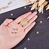 Long-Lasting Plated Brass Micro Pave Grade AAA Cubic Zirconia Bead Caps ZIRC-NB0001-25-NR-3