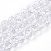 Natural Quartz Crystal Beads Strands G-S345-6mm-35-2