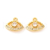 Brass Micro Pave Cubic Zirconia Pendants KK-U017-08B-G-1