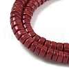 Dyed Natural Magnesite Beads Strands G-M448-F01-04-4