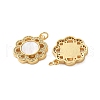 Brass Micro Pave Cubic Zirconia Pendants KK-U070-17B-G-2