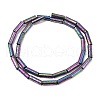 Electroplated Natural Lava Rock Beads Strands G-K388-03B-09-1