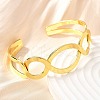 Brass Cuff Bangles for Women BJEW-F498-05G-3