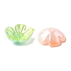 Gradient Color Acrylic Bead Caps OACR-Z028-01-2