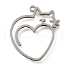 304 Stainless Steel Pendants STAS-S176-14P-1