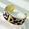 304 Stainless Steel Open Cuff Bangles for Women BJEW-K237-14G-2