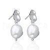 Nuggets S925 Sterling Silver Dangle Stud Earrings OH6142-2-2