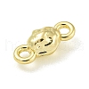 Alloy Textured Connector Charms PALLOY-F310-01G-03-2