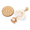 Shell Pendant Decoration HJEW-TA00344-4