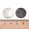 Natural White/Black Shell Carved Pendants SSHEL-D084-01C-3