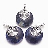 Natural Sodalite Pendants G-F573-C14-1