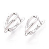 Brass Hoop Earring Findings KK-N267-27P-1