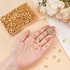 SOFPLATE 400Pcs Zinc Alloy Lobster Claw Clasps FIND-SP0001-33G-3