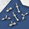 6Pcs 3 Styles 304 Stainless Steel Pendants STAS-CJ0002-50-5