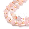 Natural Morganite Beads Strands G-P463-43-4