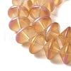Electroplate Glass Beads Strands EGLA-G038-01A-FR03-3