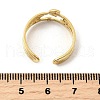304 Stainless Steel Adjustable Open Cuff Rings for Women RJEW-U062-01C-G-5