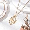 304 Stainless Steel Macrame Pouch Empty Stone Holder Necklace Making NJEW-JN05236-01-1
