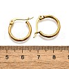 Ion Plating(IP) 304 Stainless Steel Hoop Earrings EJEW-D195-G-4