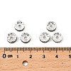 Brass Rhinestone Spacer Beads X-RB-A014-Z8mm-18S-2