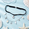 304 Stainless Steel Starfish & Shell & Turtle Tassel Thigh Leg Chains AJEW-AN00655-2