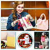 Rectangle Paper Wrapping Handle Bags with Ribbon CARB-WH0001-07A-6