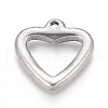 304 Stainless Steel Charms STAS-H117-15P-1