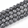 Transparent Baking Painted Glass Beads Strands DGLA-N009-10mm-10-1
