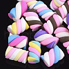 Handmade Polymer Clay Beads X-CLAY-S091-04-1